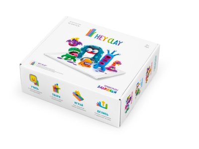 Легкий пластилин Hey Clay Залипаки Пришельцы, 18 банок 1-00274896_14