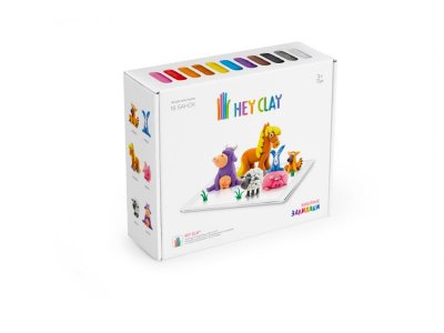 Легкий пластилин Hey Clay Залипаки Животные, 18 банок 1-00274897_7