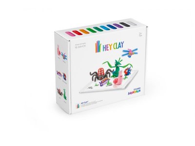 Легкий пластилин Hey Clay Залипаки Букашки, 18 банок 1-00274900_4