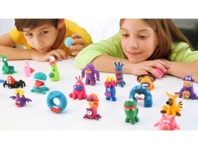 Легкий пластилин Hey Clay Залипаки Бургер, 5 банок 1-00274902_3