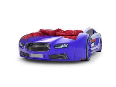 Кровать-машина КарлСон Roadster Ауди с подсветкой дна и фар 1-00275182_3