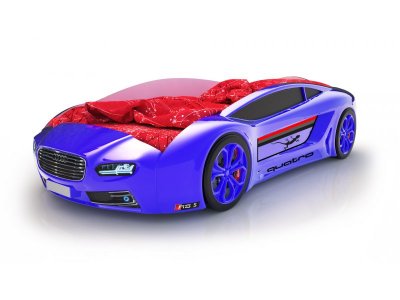 Кровать-машина КарлСон Roadster Ауди с подсветкой дна и фар 1-00275182_4
