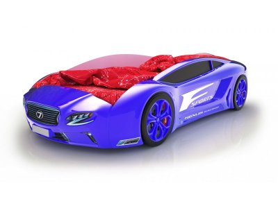 Кровать-машина КарлСон Roadster Лексус, с подсветкой дна и фар 1-00275192_4