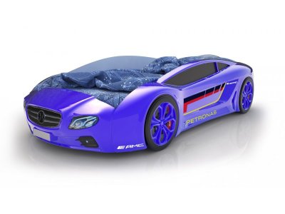 Кровать-машина КарлСон Roadster Мерседес, с подъемным механизмом, с подсветкой дна и фар 1-00275237_1
