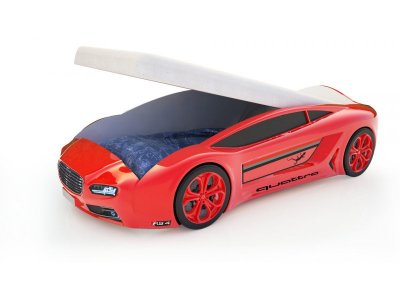 Кровать-машина КарлСон Roadster Ауди с подъемным механизмом, с подсветкой дна и фар 1-00275221_4