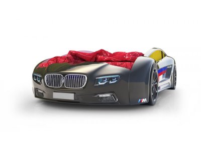 Кровать-машина КарлСон Roadster Ауди с подъемным механизмом, с подсветкой дна и фар 1-00275223_4