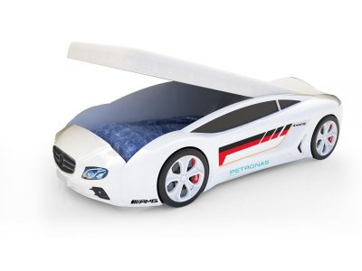 Кровать-машина КарлСон Roadster Мерседес, с подъемным механизмом, с подсветкой дна и фар 1-00275234_2