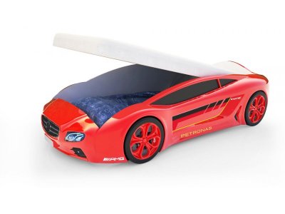 Кровать-машина КарлСон Roadster Мерседес, с подъемным механизмом, с подсветкой дна и фар 1-00275236_2