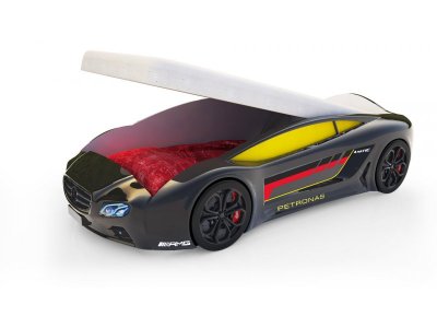 Кровать-машина КарлСон Roadster Мерседес, с подъемным механизмом, с подсветкой дна и фар 1-00275238_5
