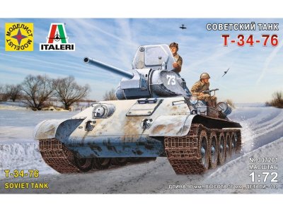 Модель сборная Моделист Танк советский танк Т-34-76 масшт.1:72 1-00274034_1