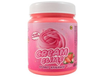Слайм Волшебный мир Cream slime с ароматом клубники 250 г 1-00274061_1