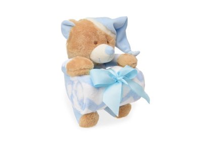 Набор подарочный Happy Toy Игрушка Медвежонок 34 см + флисовое одеяло (90*75 см) 1-00256651_3