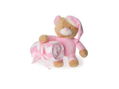 Набор подарочный Happy Toy Игрушка Медвежонок 34 см + флисовое одеяло (90*75 см) 1-00256652_2