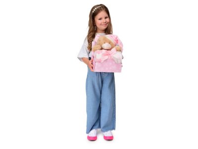 Набор подарочный Happy Toy Игрушка Медвежонок 34 см + флисовое одеяло (90*75 см) 1-00256652_4