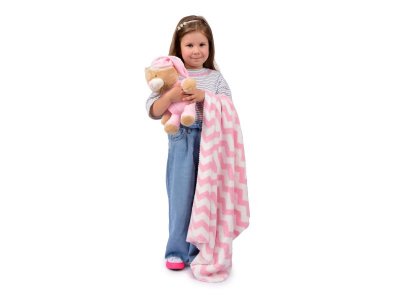 Набор подарочный Happy Toy Игрушка Медвежонок 34 см + флисовое одеяло (90*75 см) 1-00256652_5