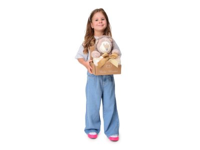 Набор подарочный Happy Toy Игрушка Львёнок 34 см + флисовое одеяло (90*75 см) 1-00256653_4