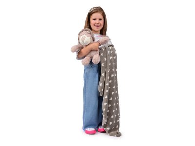 Набор подарочный Happy Toy Игрушка Львёнок 34 см + флисовое одеяло (90*75 см) 1-00256653_5