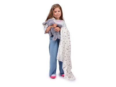 Набор подарочный Happy Toy Игрушка Слонёнок 35 см + флисовое одеяло (90*75 см) 1-00256657_4