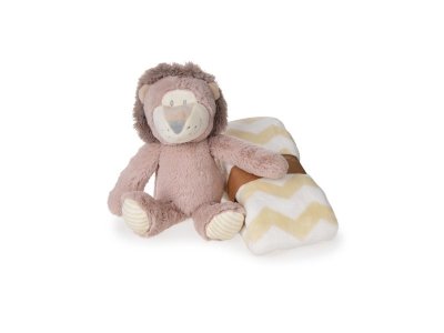 Набор подарочный Happy Toy Игрушка Львёнок 35 см + флисовое одеяло (90*75 см) 1-00256658_2