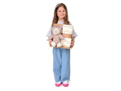 Набор подарочный Happy Toy Игрушка Львёнок 35 см + флисовое одеяло (90*75 см) 1-00256658_3