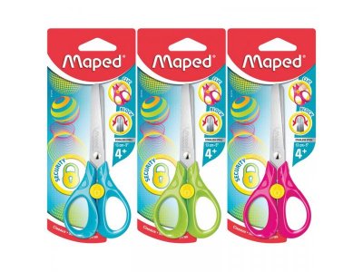 Ножницы Maped Secutity 3D 13 cм симметричные, в блистере 1-00274388_2