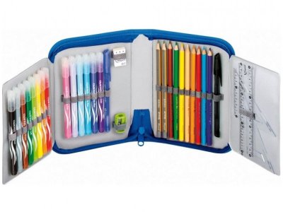 Пенал с наполнением Maped 1 отделение с 2 откидными планками, 32 предмета 1-00274394_2