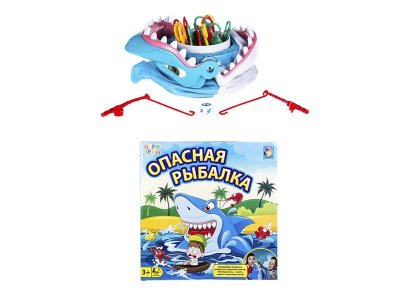 Игра настольная 1Toy Игродром, Опасная рыбалка 1-00276100_1