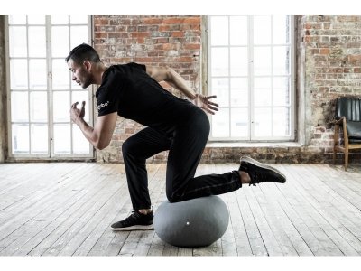 Подушка для проработки силы Альпина Пласт, Qubo Stone Grey 1-00276818_2