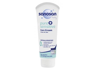 Крем Sanosan Baby детский для ухода за чувствительной кожей Pure+Sensitive, 100 мл 1-00278674_1