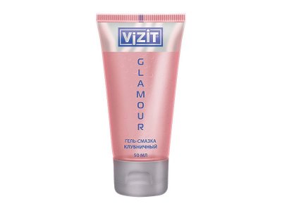 Гель-смазка Vizit Glamour клубничный, 50 мл 1-00279713_1