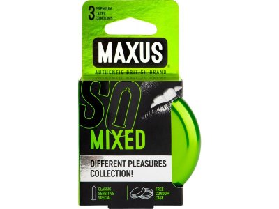 Презервативы Maxus Mixed набор, 3 шт. 1-00280043_1