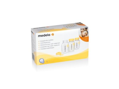 Бутылочки Medela для сбора грудного молока № 3, 150 мл*3 шт., с крышками 1-00038266_5