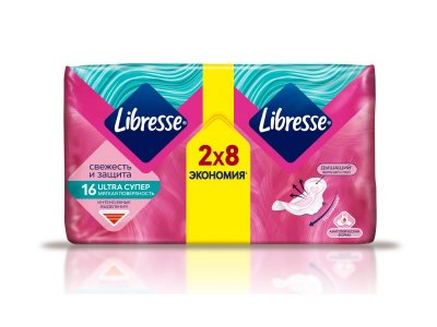 Прокладки игиенические Libresse Ultra Super Duo с мягкой поверхностью, 16 шт 1-00279818_4
