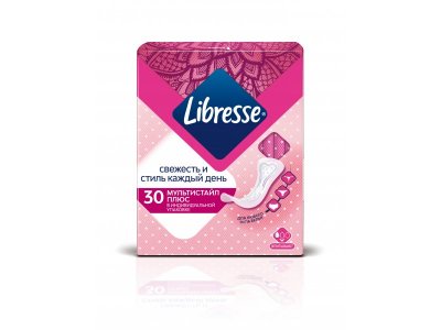 Прокладки ежедневные Libresse Dailyfresh Plus Multistyle, 30 шт 1-00279826_2
