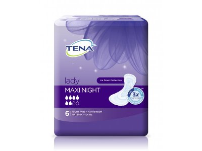 Прокладки урологические Tena Lady Макси Ночные, 6 шт 1-00279836_2