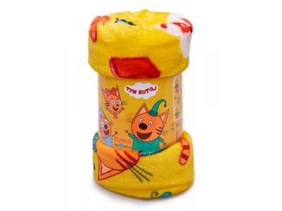 Плед Павлинка Аэро Софт Три Кота Игра, 150*100 см 1-00280267_4