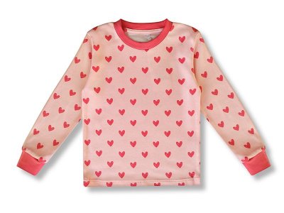 Пижама Palloncino Акварельные сердечки 1-00256101_2