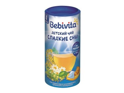 Чай Bebivita Сладкие сны с 4 месяцев 200 г 1-00002582_1