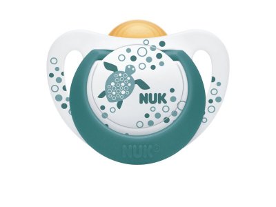 Пустышка Nuk Genius Color для мальчиков латекс, р. 1, 2 шт. 1-00281307_2