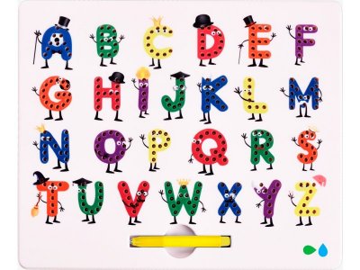 Планшет магнитный для рисования Назад к истокам Magboard Алфавит English 1-00283348_4