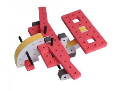 Конструктор мягкий Bakoba - Вертолет 25 деталей 1-00283350_4