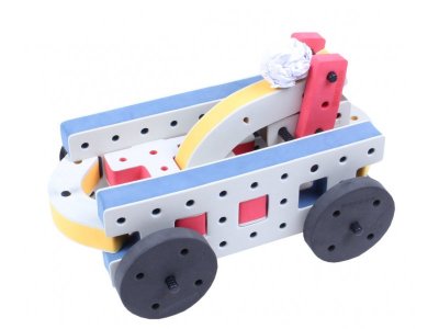 Конструктор мягкий Bakoba - Экскаватор 47 деталей 1-00283354_3