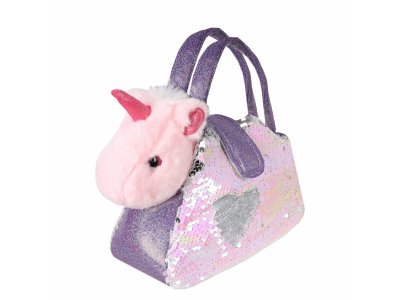 Сумочка Fluffu Family Единорог в сумочке с пайетками, 18 см 1-00283864_2