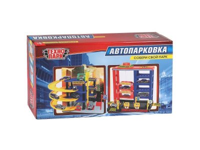 Парковка Технопарк Строительная площадка, звук, 2 машинки 1-00283925_3