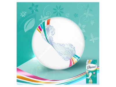 Прокладки гигиенические на каждый день Discreet Deo Water Lily Trio, 60 шт 1-00283308_5