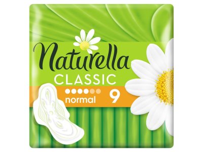 Прокладки гигиенические Naturella Classic ароматизир с крылышк Camomile Normal Single, 9 шт 1-00283284_1