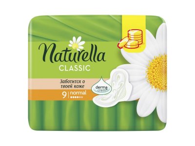 Прокладки гигиенические Naturella Classic ароматизир с крылышк Camomile Normal Single, 9 шт 1-00283284_2