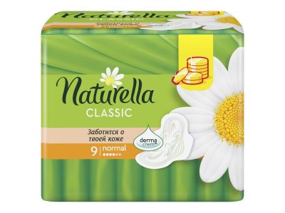 Прокладки гигиенические Naturella Classic ароматизир с крылышк Camomile Normal Single, 9 шт 1-00283284_3