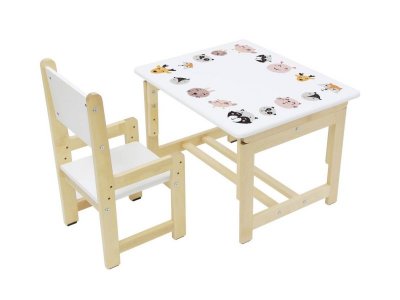 Комплект растущей детской мебели Polini kids Eco 400 SM Лесная сказка, 68*55 см 1-00216791_5