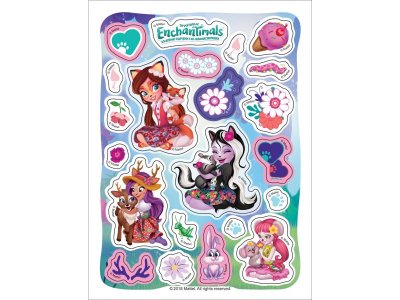 Наклейки Enchantimals Энчантималс, 100 шт. 1-00285489_3